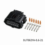 DJ7062YA-0.6-10/21 Car electric air conditioning pump 6-hole plug connector reverse probe connector