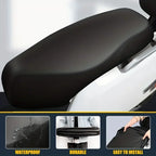 Motorcycle Seat Cover Elastic PU Leather Scooter Waterproof Dust Protector Sun Cover Universal Motorcycle Seat Protector Amagi