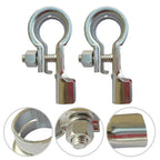 1 Pair Battery Terminals Connector Clamps Copper Battery Terminal Kit Brass Terminal Clamp Connector Negative Positive Auto Part