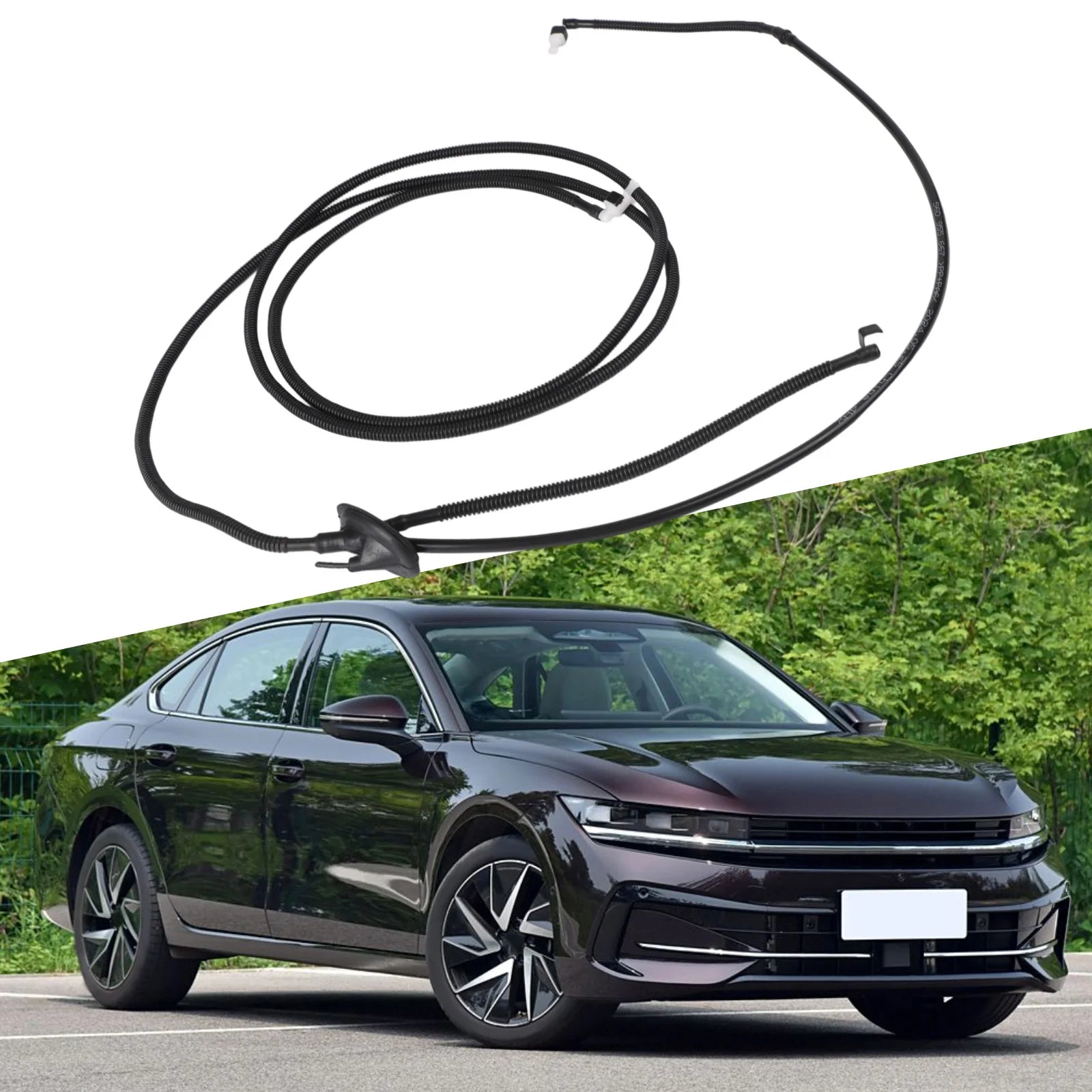 1PC Windshield Washer Wiper Spray Nozzle Hose For Golf For Passat 1J0955751D Car Hood Wiper Spray Hose For Car Accessories