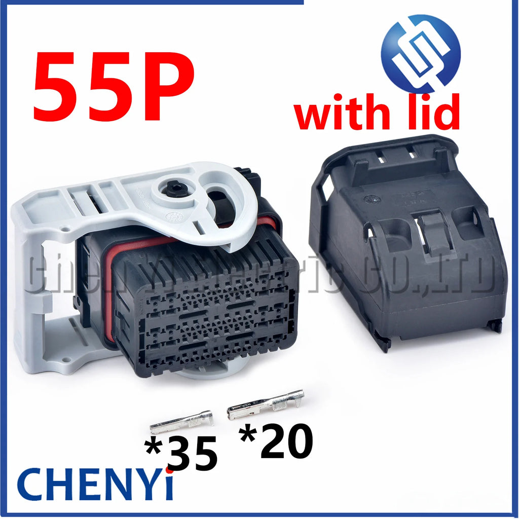 55 Pin Auto waterproof connector Engine controller Computer board ECU module plug 34885-5511 For Infiniti Nissan Patrol Y62