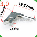 20 Pcs 3.0 mm Male or Female wire Crimp Pins For 650Y-2A 650Y-2B Sheath Automotive Conn...