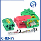 3 Pin Auto Fuse box connector Engine cooling fan harness plug 1544226-1 1544225-1 1544225-3 1544226-3 For Peugeot Citroen
