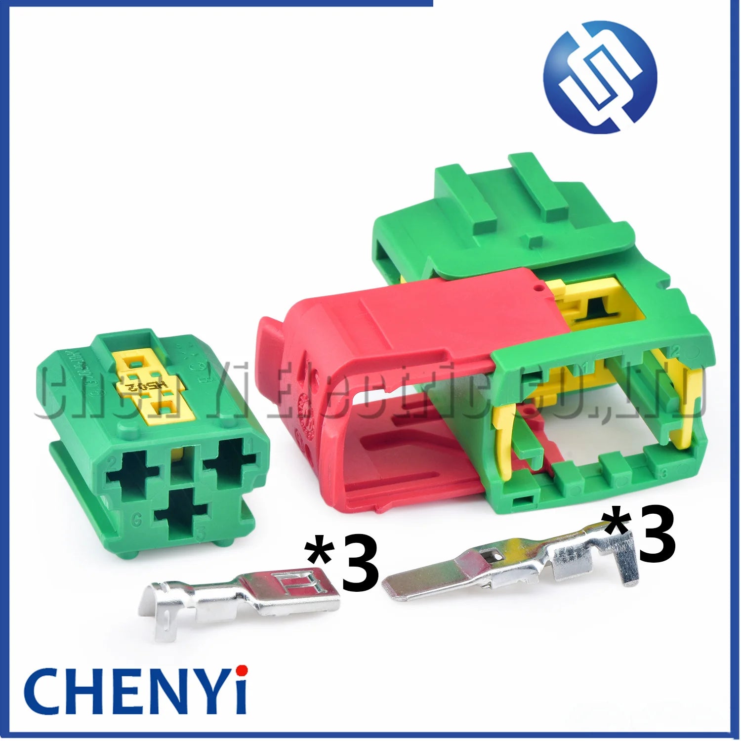 3 Pin Auto Fuse box connector Engine cooling fan harness plug 1544226-1 1544225-1 1544225-3 1544226-3 For Peugeot Citroen
