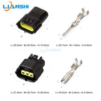 5set 174357-2 174359-2 Waterproof connector 3pin automotive connector harness plug for excavator hydraulic pump pressure switch