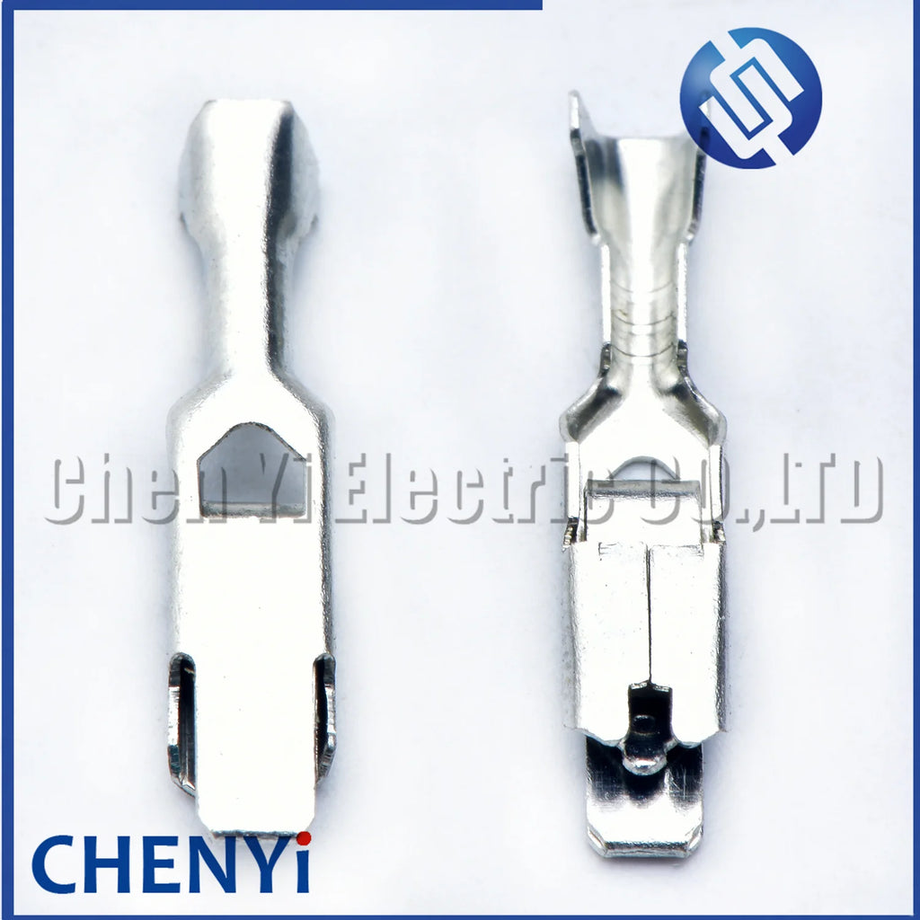 50 Pcs 2.8mm series Auto Crimping Brass tin plating Terminal Type Car door connector terminal pins Car Splices Wire Plug Pin