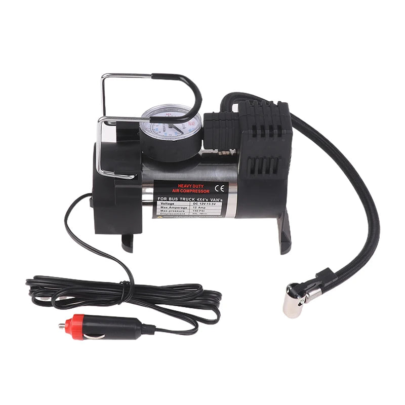 Auto Repair Tool Accessories 12V 100PSI Car Air Pump Portable Air Compressor Mini Car Digital Tyre Inflator Tyre Inflatable Pump