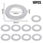 50/10Pcs Oil Drain Plug Crush Washers Gaskets 14mm for Honda Accord Civic CRV CRZ HRV Pilot Acura 9410914000 94109-14000
