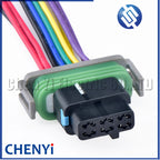 12 Pin female automotive waterproof Miniature connector motorcycle tachometer Wire harness plug DJ7127A-0.8-21 For Harley