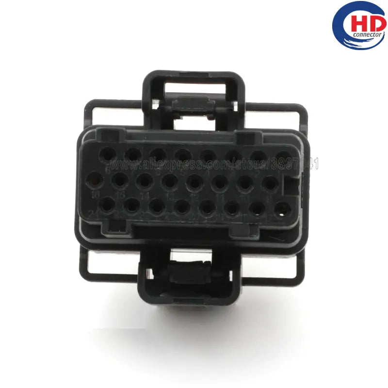 24pin auto waterproof electric plastic wire harness connector Engine wave box gearbox computer board plug 4-1437287-5/6