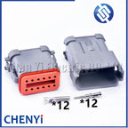 12 Pin Auto waterproof connector Plug DT06-12SA-E003 DT04-12PA-E003 DT06-12S DT04-12P DT06-12SA DT04-12PA For Deutsch