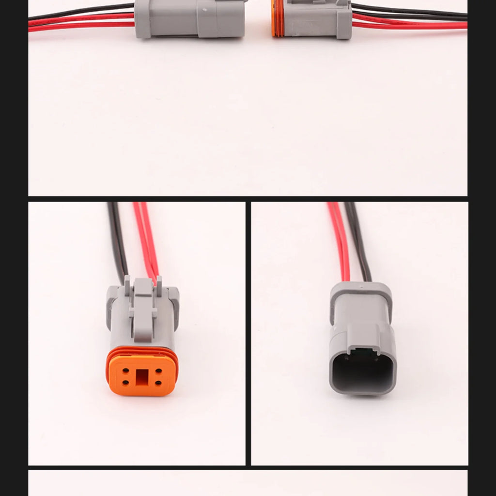 4-PIN Connector Waterproof 1.6mm Series Male Female Connectors Wiring Harness DT04-4P-C017 DT06-4S-C017