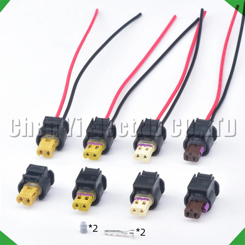 2-pin connector waterproof connector injector solenoid valve camshaft 4h0973702 vw