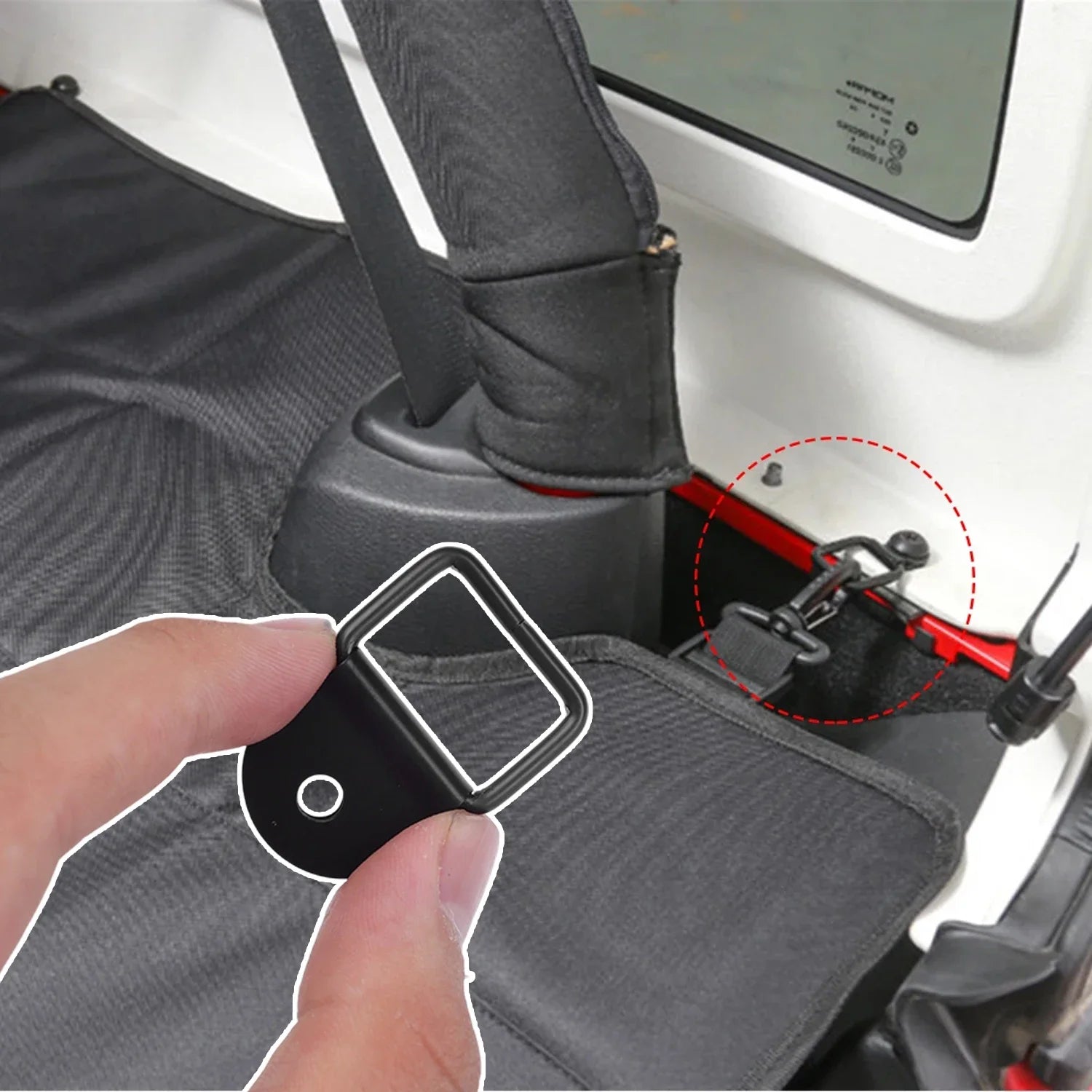 1-10PCS DRing Heavy Duty Tie Down Single Hole Iron Metal Mount Stamped Anchor Point Lashing Ring for Truck Trailer Cargo Van Kit