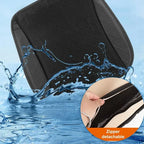 Cooling Car Seat Cushion with Adjustable Fan Breathable 3D Honeycomb Design All-Season Ventilated Auto Seat with Leather Surface