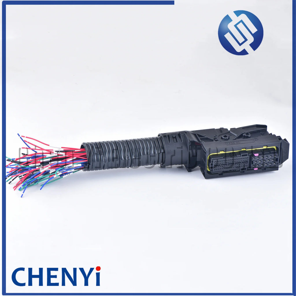 89 Pin Weichai Engine EDC7 Common Rail ECU Auto PC Board Connector With Wire Harness Plug 1928404195 For 0281020048 504122542