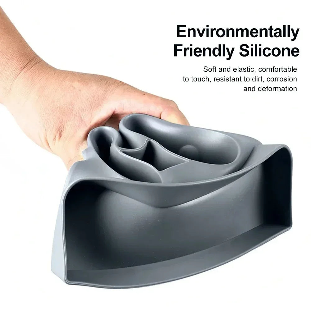 Premium Cup Holder Insert Secure Fit for Model Y/3 Center Console Round Slot Cover with Enhanced Interior Style Tools Amagi