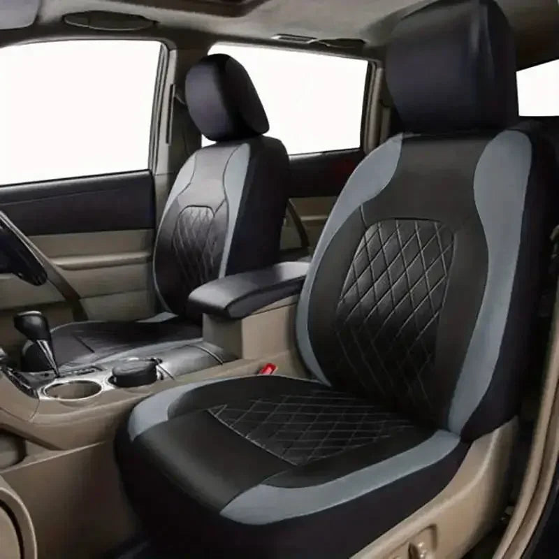 Universal Car Seat Covers Black Fashions Sports Seat Covers PVC Fabric Car Seat Cover Universal Interior Accessories Amagi