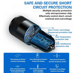 66W USB Car Charger Fast Charging Type C Chargers PD QC 3.0 Phone Charger in For IPhone 15 Pro Max Xiaomi Huawei Samsung Amagi