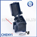 8 Pin 4 Ways Mini Blade Type Fuse Holder BX2047C-1 BX2047C-2 Micro In-line InLine Fuse Holders with  Pin Without Fuses