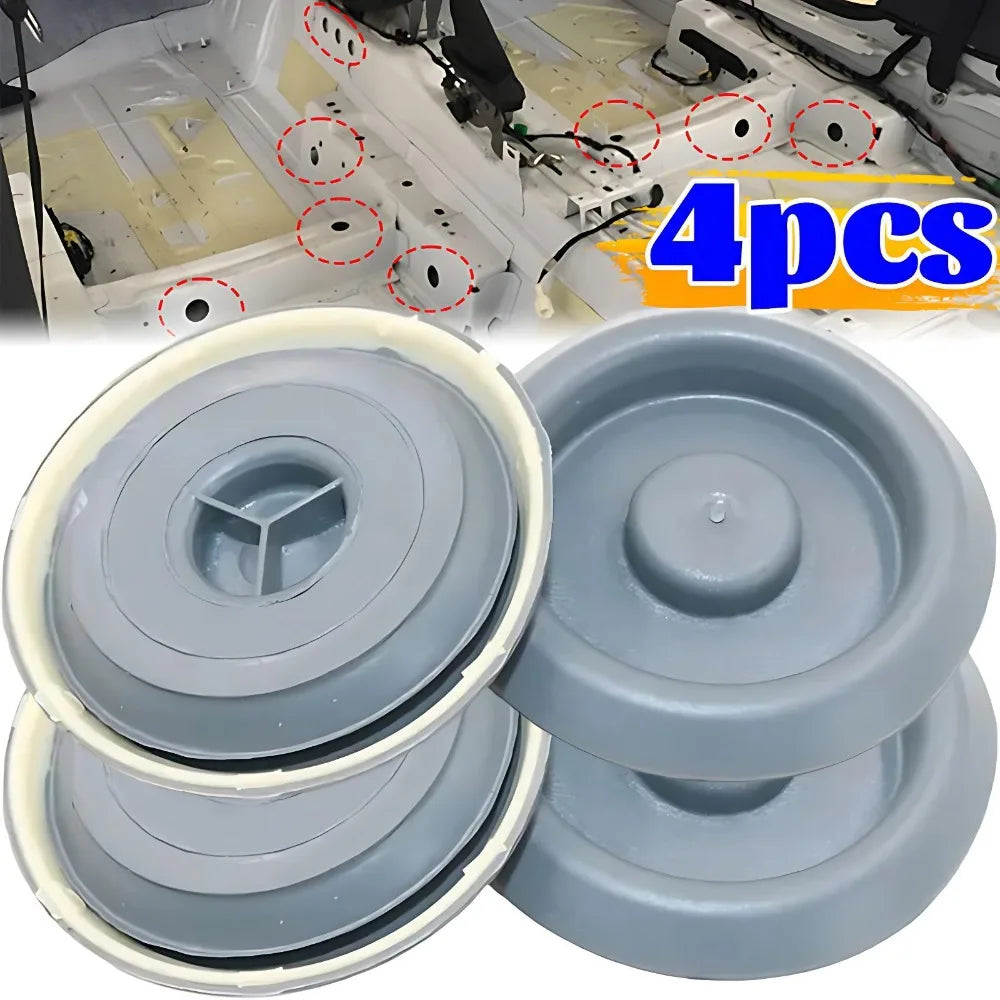 Floor Pan Blanking Plug Plastic Chassis Hole Cover Waterproof Dustproof Car Trunk Stopper Underbody Sealing Grommet Retainer Kit