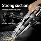 12V Car Vacuum Cleaner Portable 100W Handheld Portable Car Mounted Vacuum Cleaner Super SuctionWet AndDryDualUseCar Home Amagi