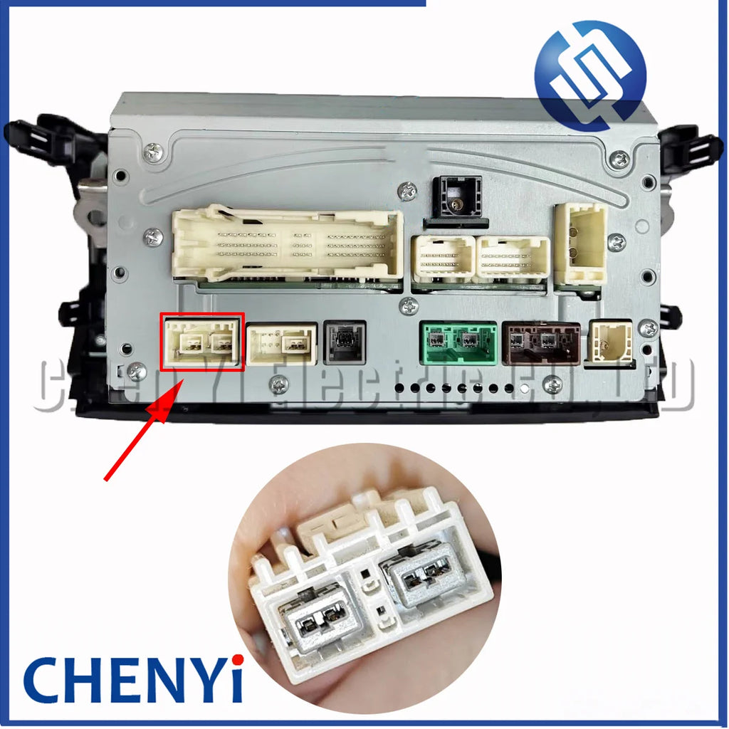 4 Pin connector Car Amplifier radio CD player instrument host Multi-Media Module Receiver plug 90980-12972 For Toyota LEXUS