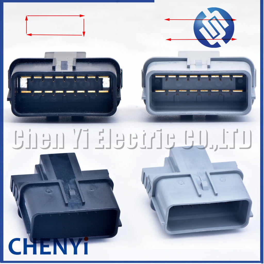 14 Pin Automotive Waterproof connector Car Electric Wire Socket Replacement Plug Needle holder HP286-14021 For Hyundai Kia