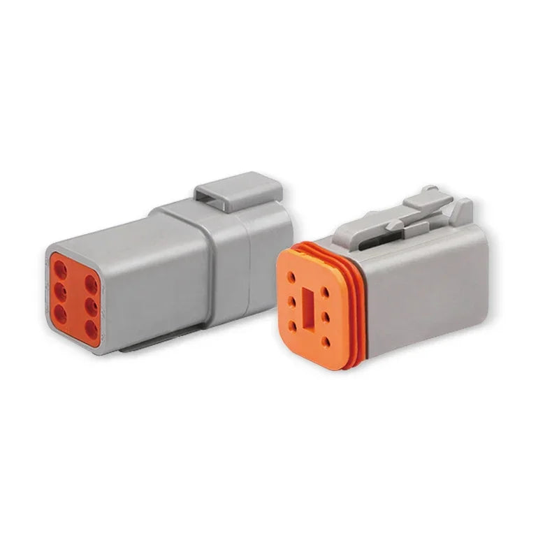 1Set Deutsch DT Series Multi-Pin Bundle (2P/3P/4P/6P/8P) | 22-16AWG Sealed Plug & Socket for Auto Electronics Upgrade DT04-2P