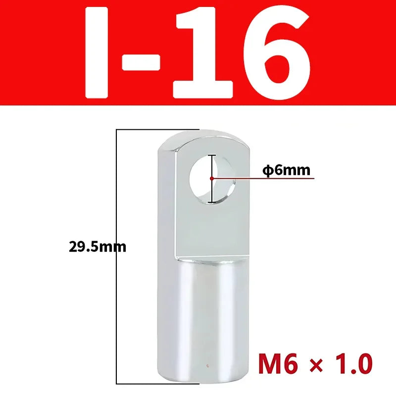 SC Standard Pneumatic Cylinder I/Y Type Mounting Fitting with Pin Connector, Cylinder Accessory for MAL MA Air Cylinders
