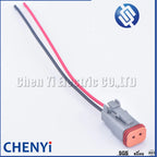 Deutsch DT series 2 Pin male or female Auto Waterproof Connector DT06-2S DT04-2P Automotive Electrical Wire Harness pigtail Plug