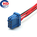 6 Pin Connector Unsealed 2.8mm Series Female Connector Cable Plug Motorcycle Electrical Harnesses Wiring Harness 8-968970-1