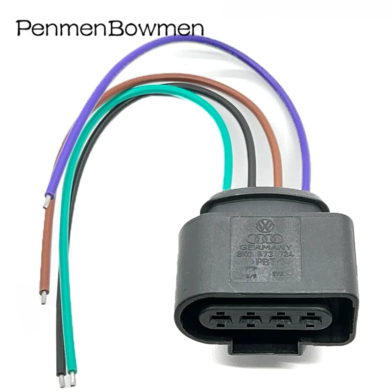 1 Set 4 Pin Auto Engine Ignition Coil Waterproof Electrical Cable Connectors Female Wire Harness Plug 8K0973724