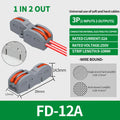 10/1000PCS Mini Fast Wire Connector Universal Wiring Cable Connector Push-in Conductor Terminal PCT-222/224 SPL-42/62 SPL-2/3/1