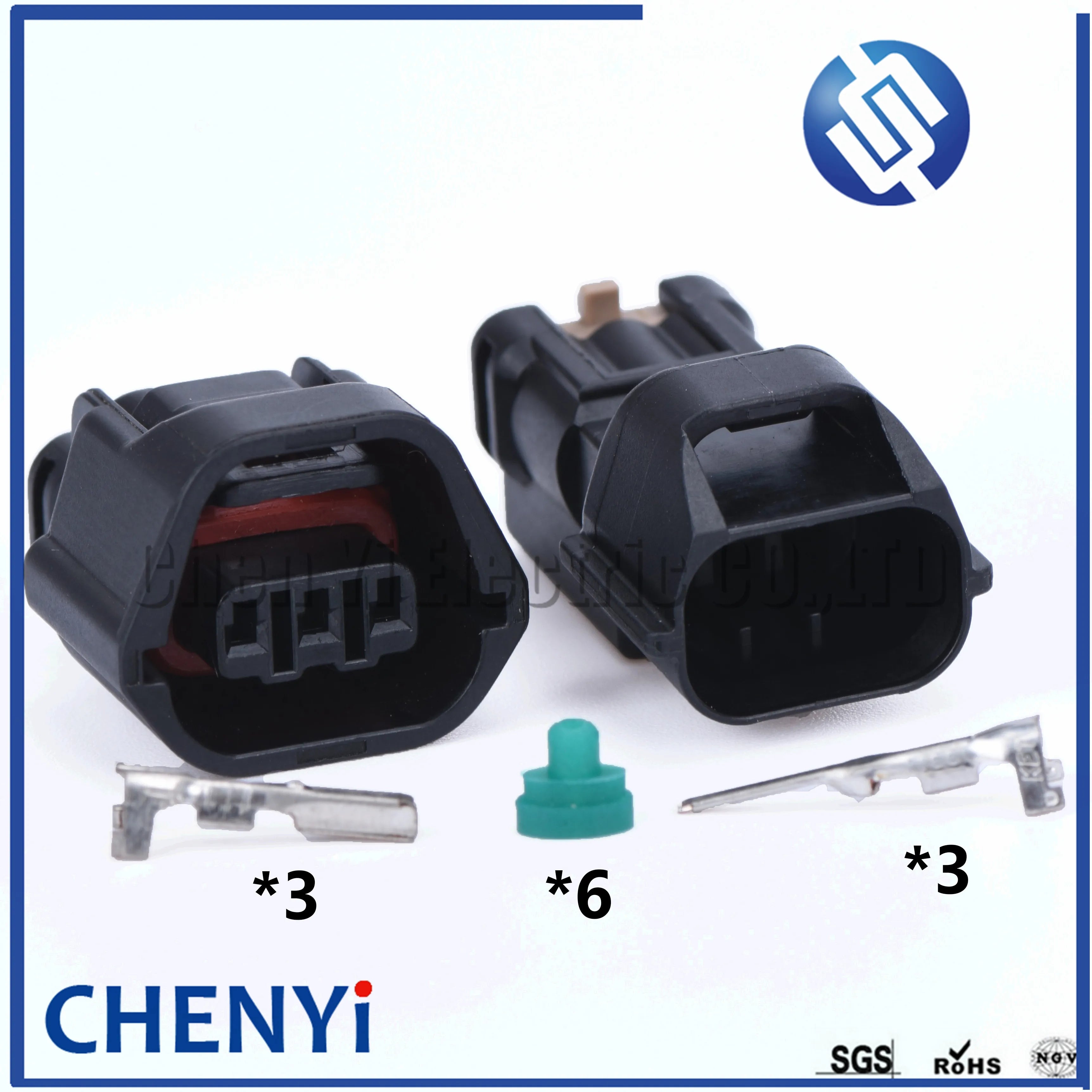 3 Pin 7283-8730-30 7182-8730-30 Wheel Speed Sensor Socket EVO Mivec Camshaft Sensor Plug For Hyundai Kia Nissan MG641234-5