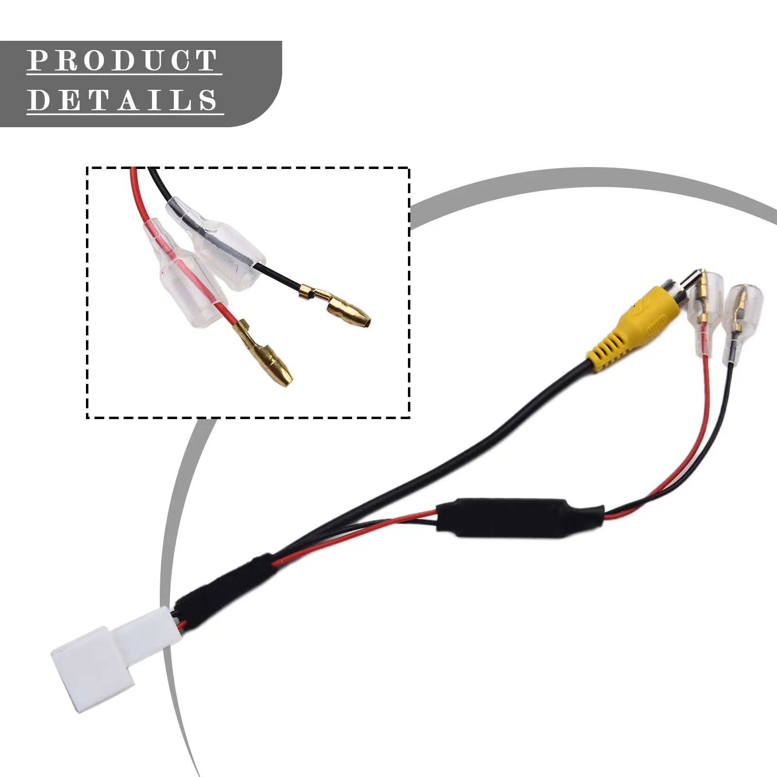 1 Pcs 4 Pin Car Reverse Camera Retention Wiring Harness Cable Adapter Connector Fit For Toyota Car Accessories