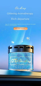 Flowing Sand Solid Fragrance Car Aromatherapy High End Car Logo Car Aromatherapy Seat Decoration Air Freshener Amagi