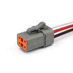 DTP04-2P/DTP06-2S Automotive waterproof high-power connector High-current heavy truck male bus harness plug DTP04-4P/DTP06-4S