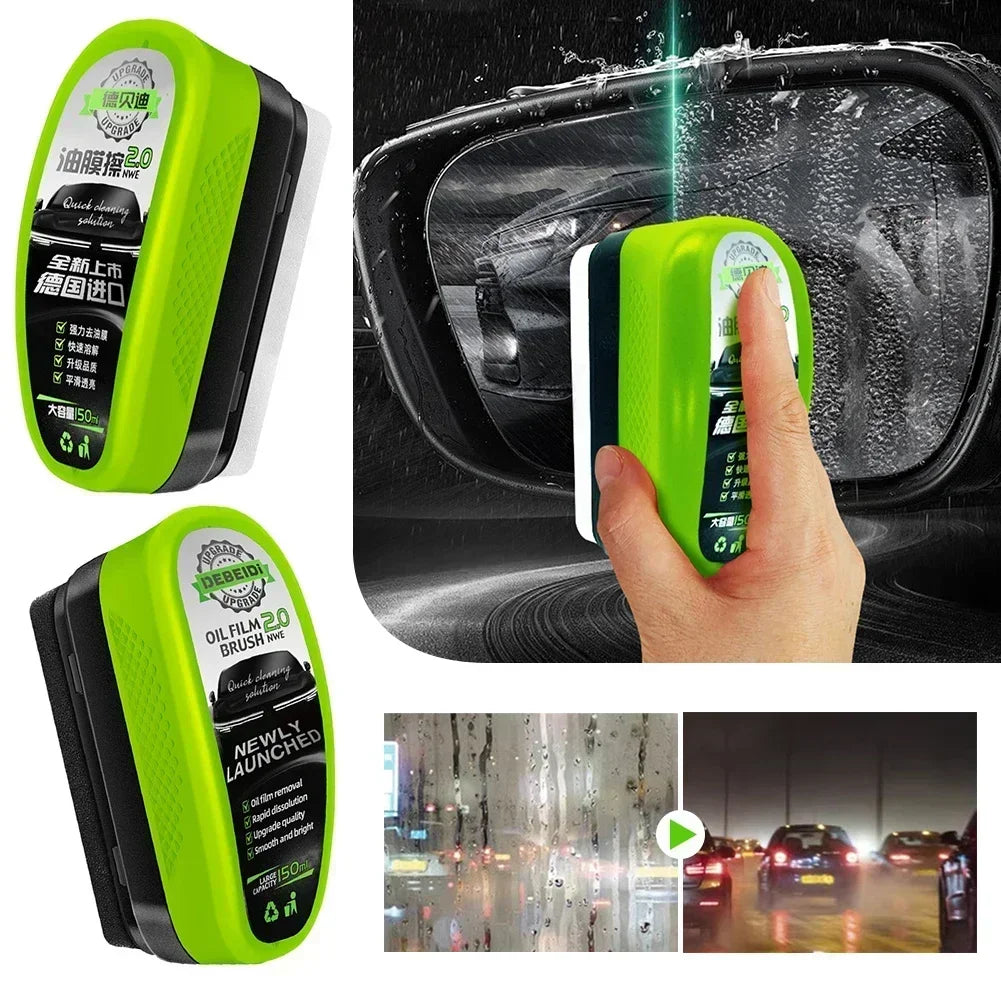 150ml Automotive Oil Film Remover Brush Professional Car Windshield Glass Cleaner Stubborn Grease Water Spot Removal Amagi