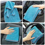 Thickened Car Cleaning Towel Multifunctional Water-absorbent Coral Velvet Microfiber Non-harming Car Special Wash Towel Amagi