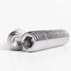 304 Stainless Steel Grub Screws Assortment Kit, Hex Socket Cup Point Set Screws with Allen Key,M3–M10 DIN916 Precision Fasteners