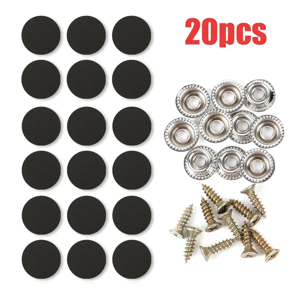 Car Ceiling Buckles Fixing Clips Auto Car Interior Roof Fixing Buckles Screw Headliner Fabric Rivets Retainer Buckle Fastener