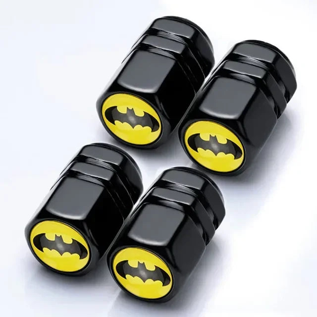 4Pcs Tire Valve Stem Caps, Universal Car Wheel Air Valve Dust Proof Covers for Cars, Trucks, SUVs, Bikes and Motorcycles Amagi