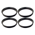 4Pcs Automotive Car Plastic Wheel Hub Centering Rings 74.1 X 72.6 Mm For BMW Wheel Bore Center Spacer Black Hubrings Bore