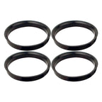 4Pcs Automotive Car Plastic Wheel Hub Centering Rings 74.1 X 72.6 Mm For BMW Wheel Bore Center Spacer Black Hubrings Bore