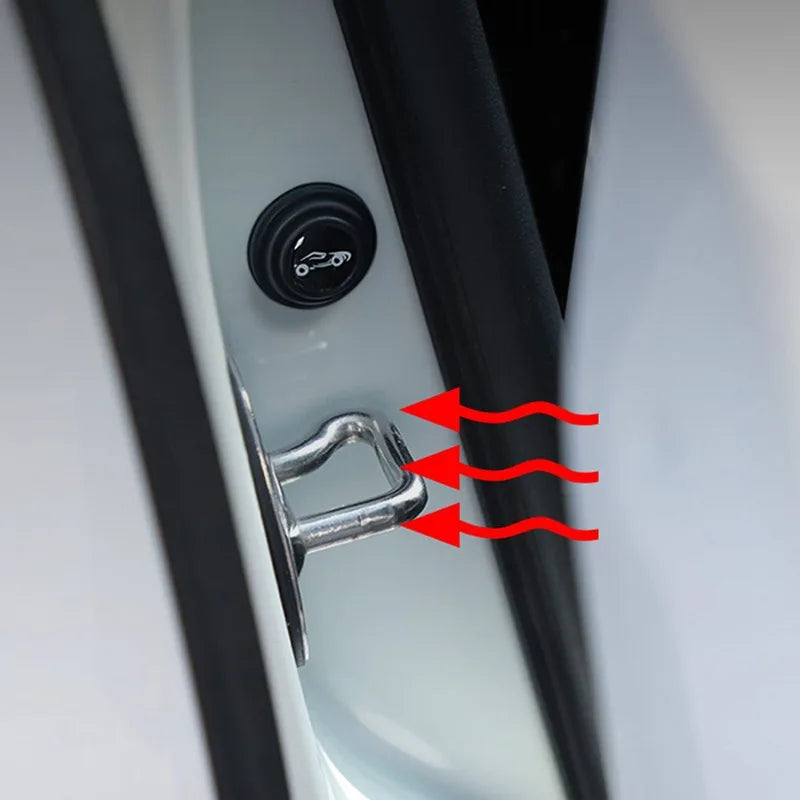 Car Door Shock Absorber Pads Buffer Bumper Anti-collision Shock Absorbing Gasket for Auto Sound Insulation Adhesive Stickers