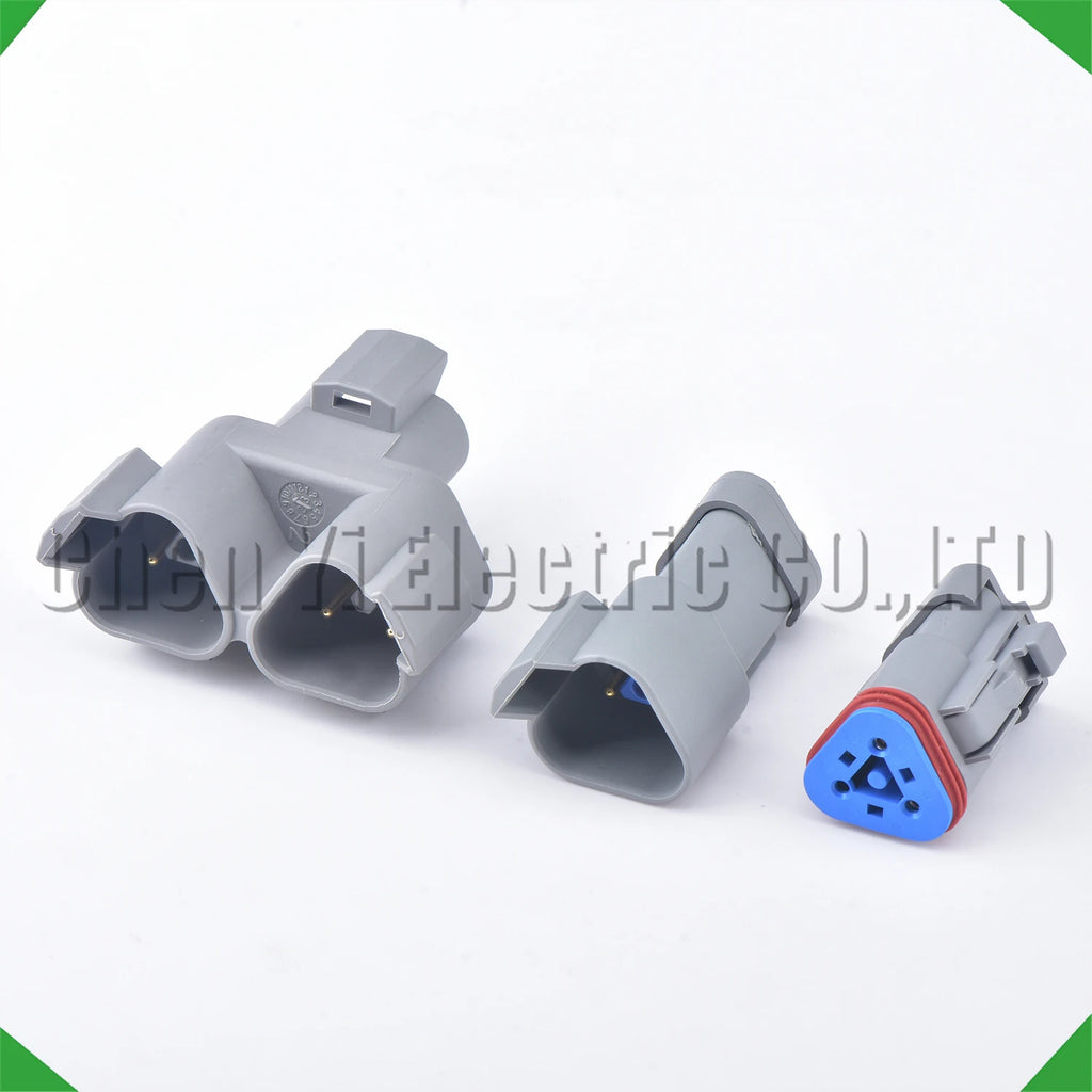 3-pin connector connector automotive electrical housing wiring cable connector three