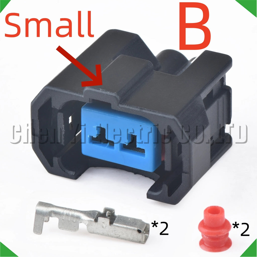 2-Pin Wire Harness Harness Automotive Waterproof Injector Connector Honda fuel injector