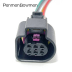 1 Set 6 Pin Auto Throttle Oxygen Sensor Electrical Cable Connectors Female Wire Harness Plug 1928404669 For 4H0973713