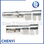 50 Pcs Car Splice Wire Terminal Auto Crimp Terminals Brass Plug Pin 925714-1 For 9800680 9800681 620351129 925662-2 925660-2